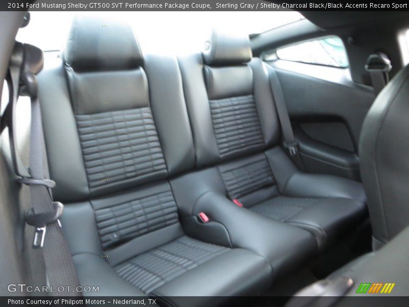 Sterling Gray / Shelby Charcoal Black/Black Accents Recaro Sport Seats 2014 Ford Mustang Shelby GT500 SVT Performance Package Coupe