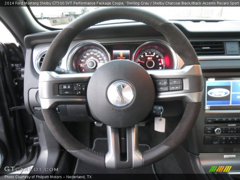  2014 Mustang Shelby GT500 SVT Performance Package Coupe Steering Wheel