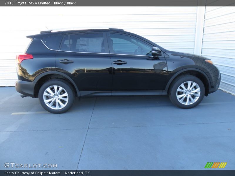 Black / Black 2013 Toyota RAV4 Limited