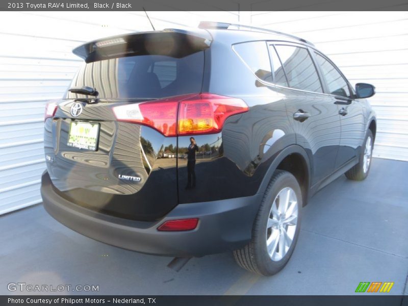 Black / Black 2013 Toyota RAV4 Limited