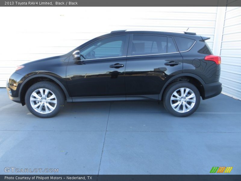 Black / Black 2013 Toyota RAV4 Limited