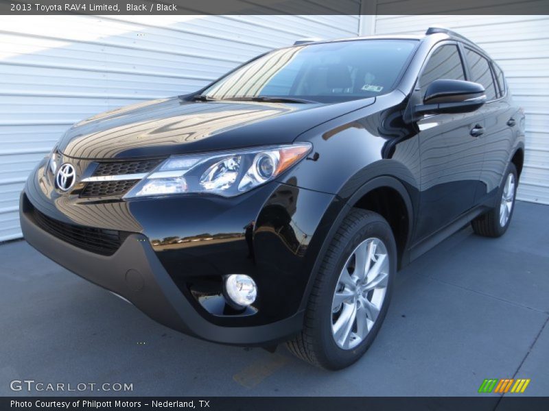 Black / Black 2013 Toyota RAV4 Limited