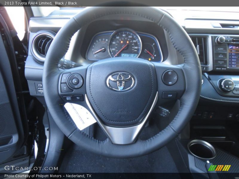 Black / Black 2013 Toyota RAV4 Limited