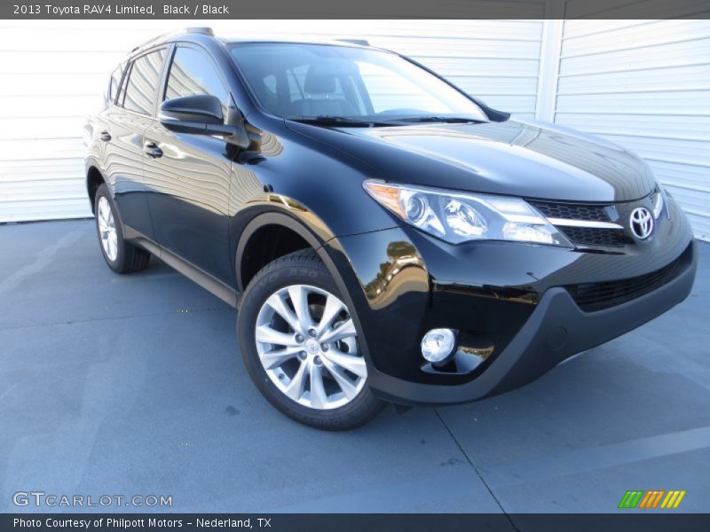 Black / Black 2013 Toyota RAV4 Limited
