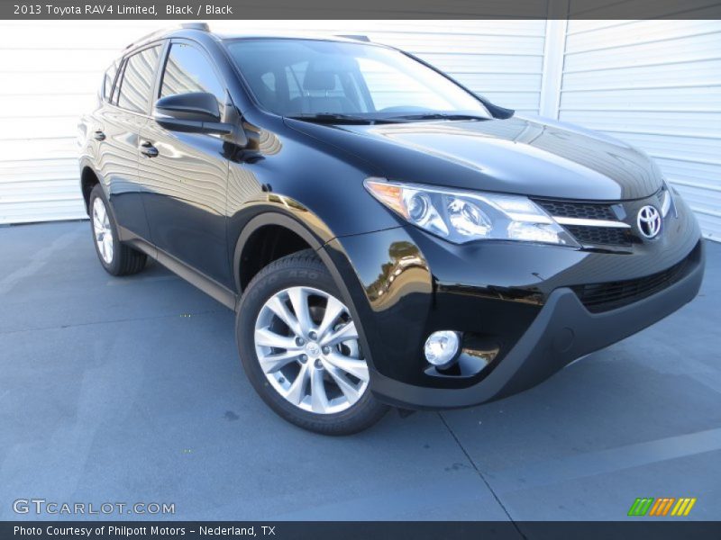 Black / Black 2013 Toyota RAV4 Limited