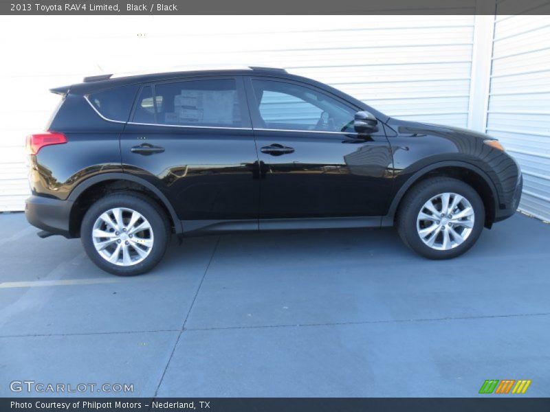 Black / Black 2013 Toyota RAV4 Limited