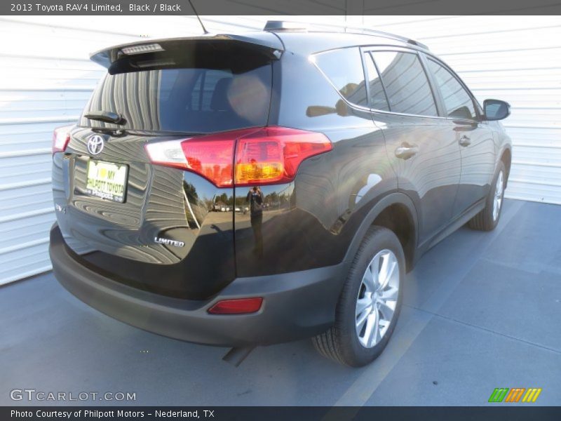 Black / Black 2013 Toyota RAV4 Limited