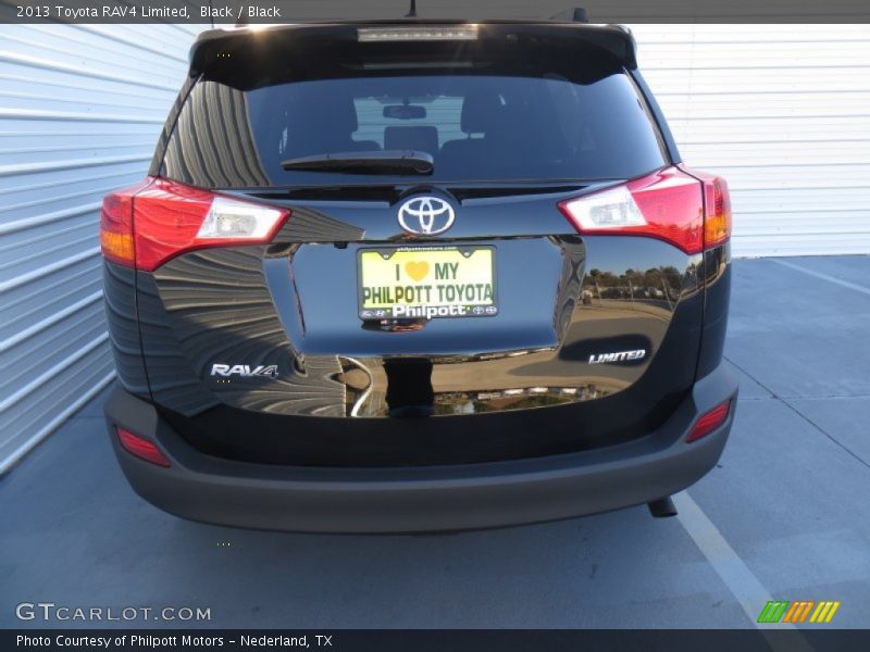 Black / Black 2013 Toyota RAV4 Limited