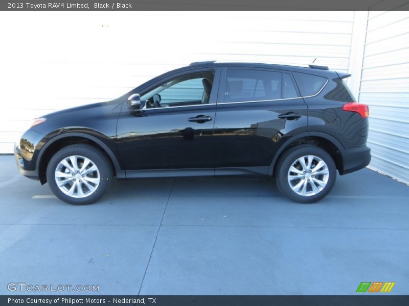 Black / Black 2013 Toyota RAV4 Limited