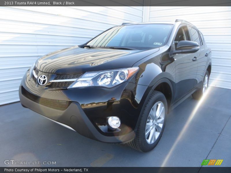 Black / Black 2013 Toyota RAV4 Limited