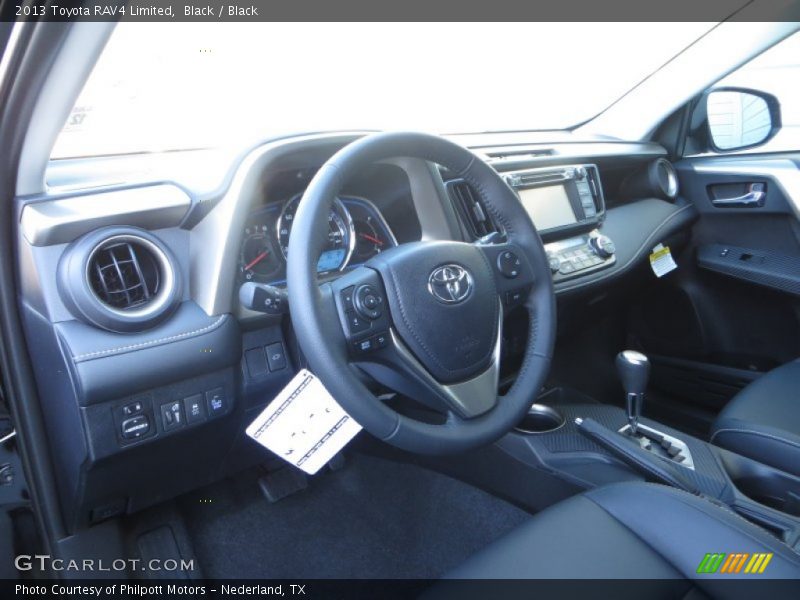 Black / Black 2013 Toyota RAV4 Limited