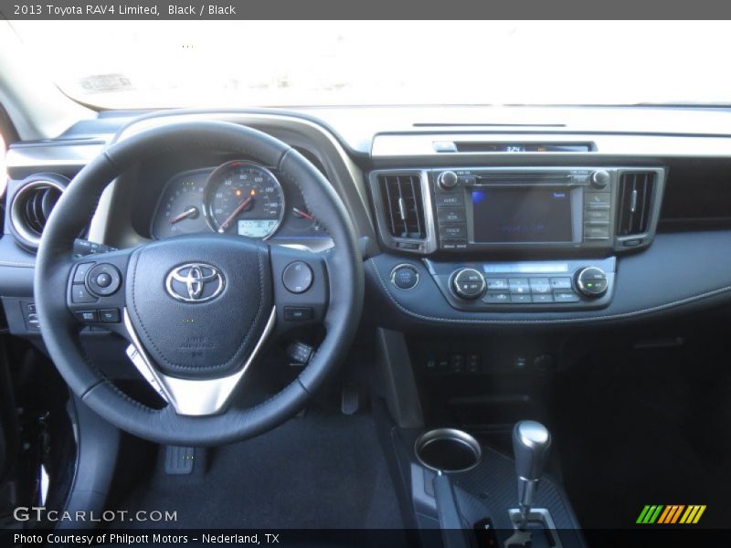 Black / Black 2013 Toyota RAV4 Limited