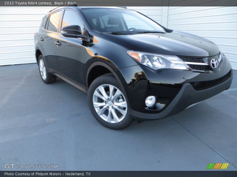 Black / Black 2013 Toyota RAV4 Limited
