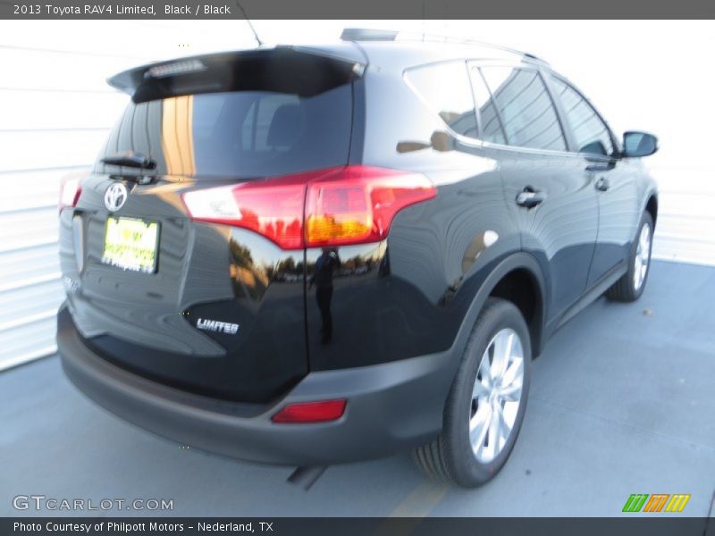 Black / Black 2013 Toyota RAV4 Limited