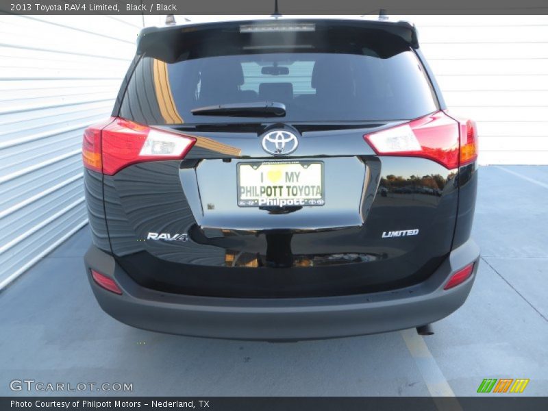 Black / Black 2013 Toyota RAV4 Limited
