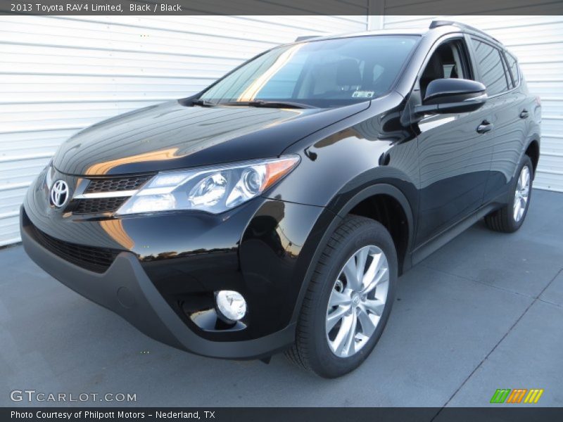 Black / Black 2013 Toyota RAV4 Limited