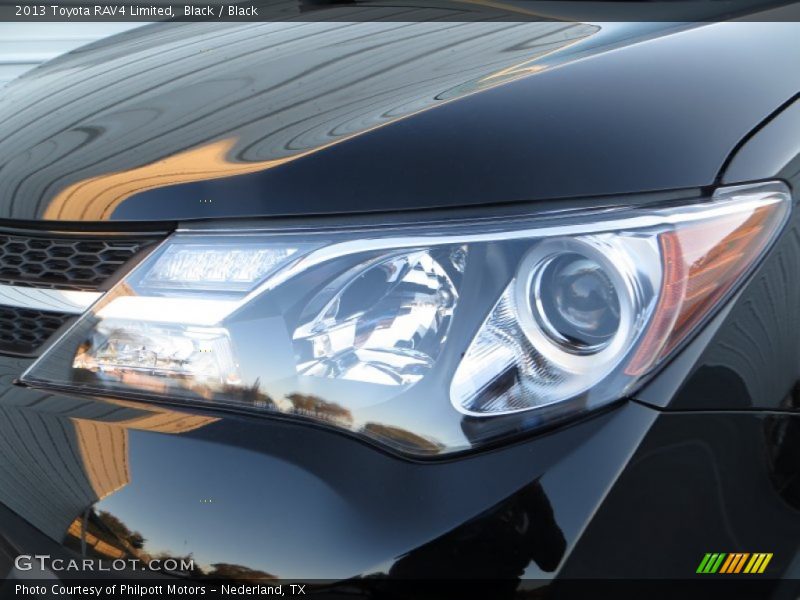 Black / Black 2013 Toyota RAV4 Limited