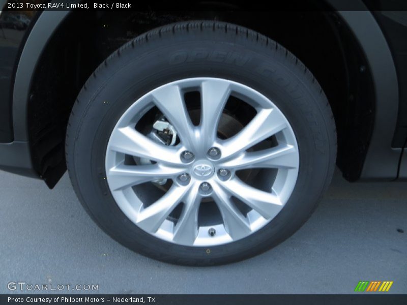 Black / Black 2013 Toyota RAV4 Limited