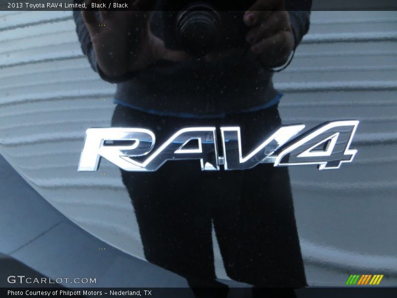 Black / Black 2013 Toyota RAV4 Limited