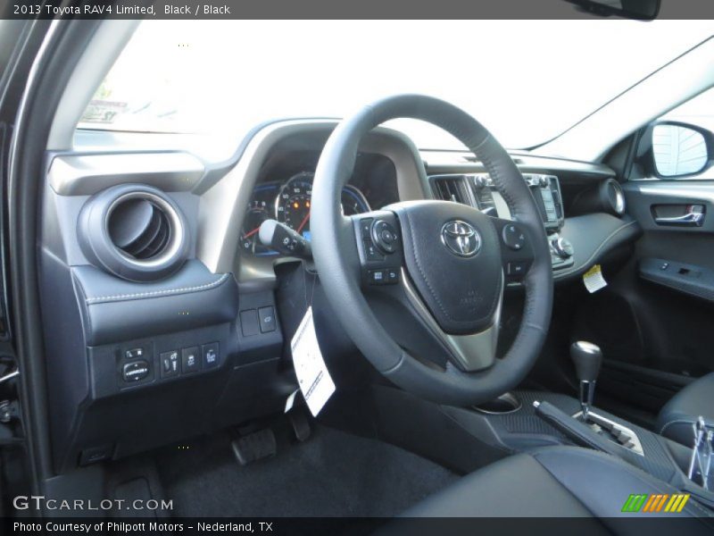 Black / Black 2013 Toyota RAV4 Limited