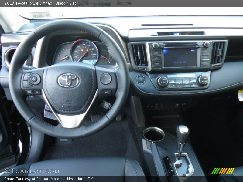 Black / Black 2013 Toyota RAV4 Limited
