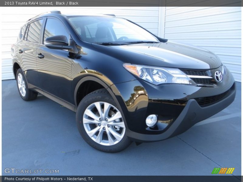 Black / Black 2013 Toyota RAV4 Limited