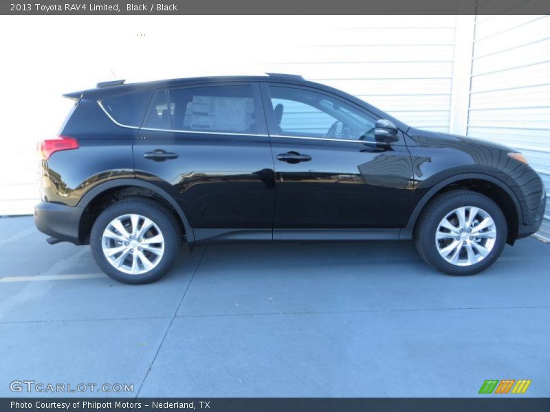 Black / Black 2013 Toyota RAV4 Limited