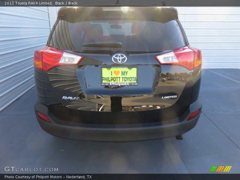 Black / Black 2013 Toyota RAV4 Limited