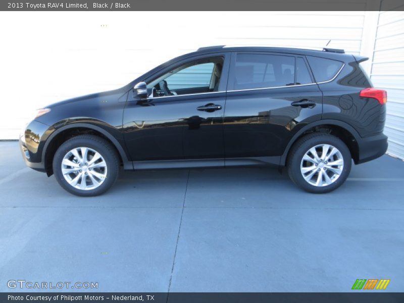 Black / Black 2013 Toyota RAV4 Limited