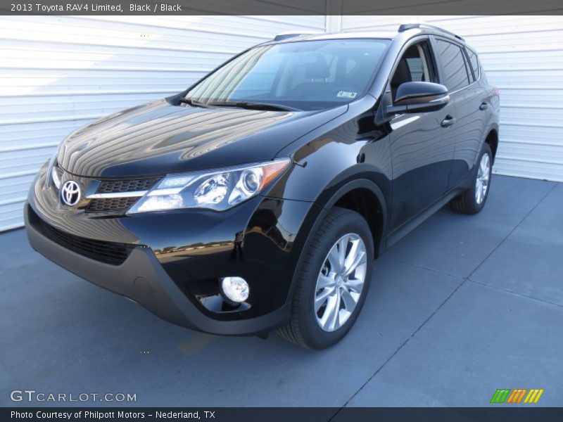 Black / Black 2013 Toyota RAV4 Limited