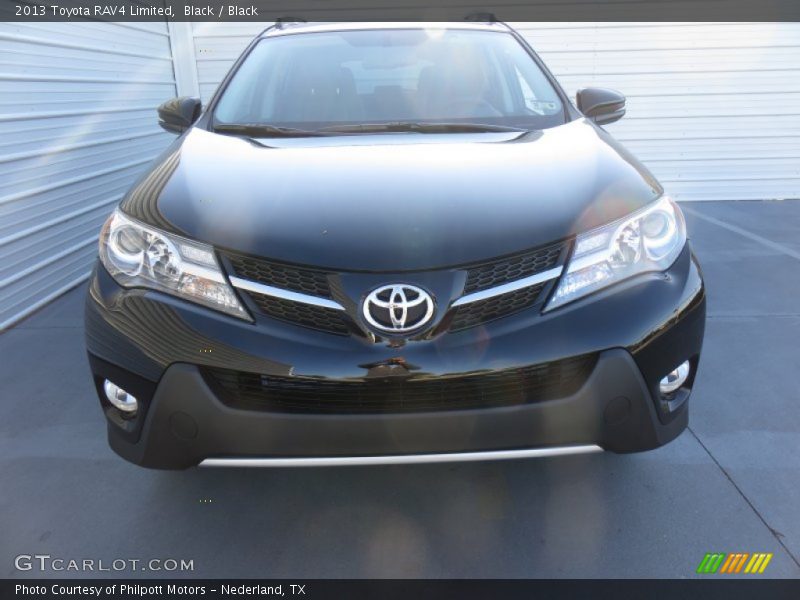 Black / Black 2013 Toyota RAV4 Limited