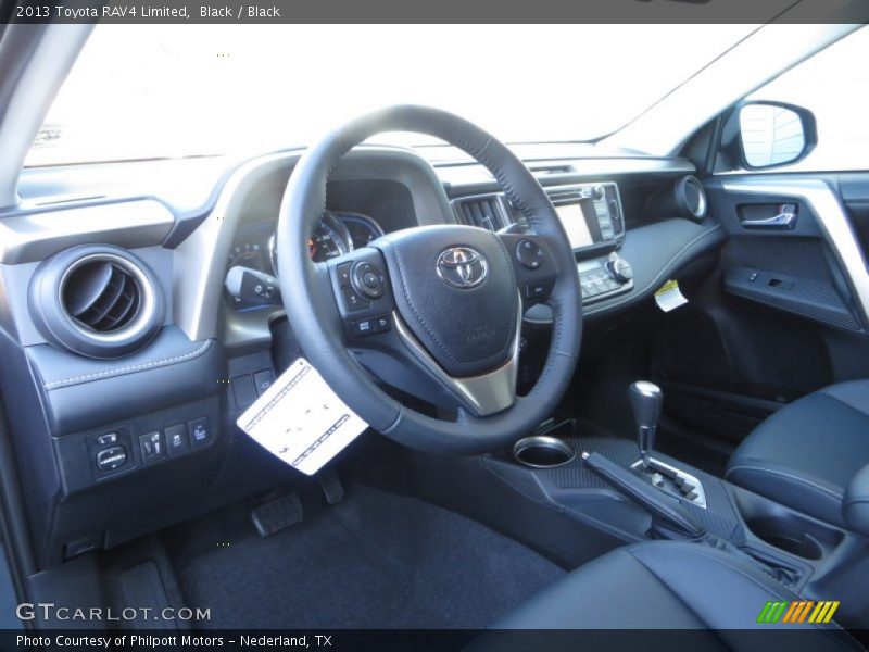 Black / Black 2013 Toyota RAV4 Limited