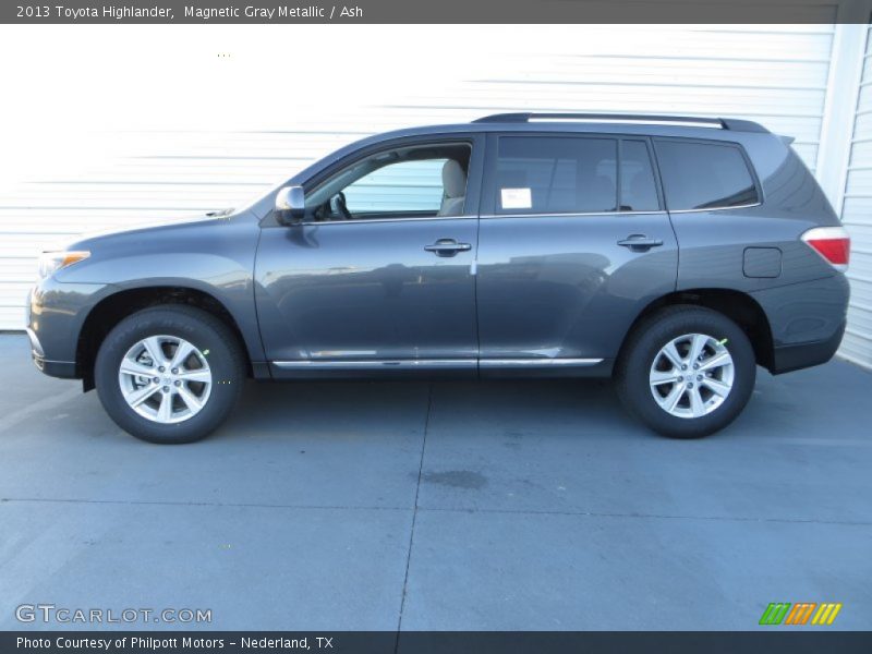 Magnetic Gray Metallic / Ash 2013 Toyota Highlander