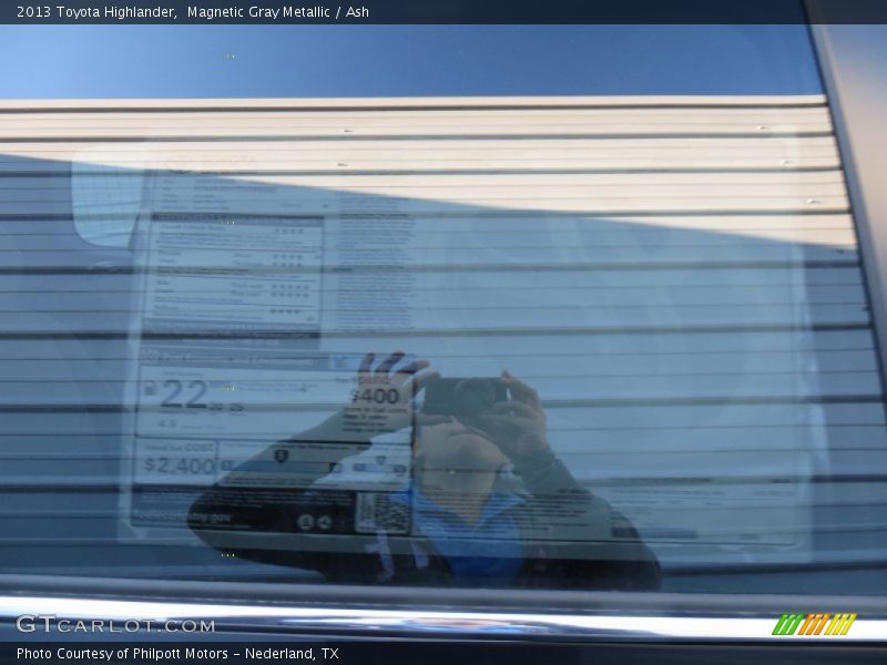Magnetic Gray Metallic / Ash 2013 Toyota Highlander