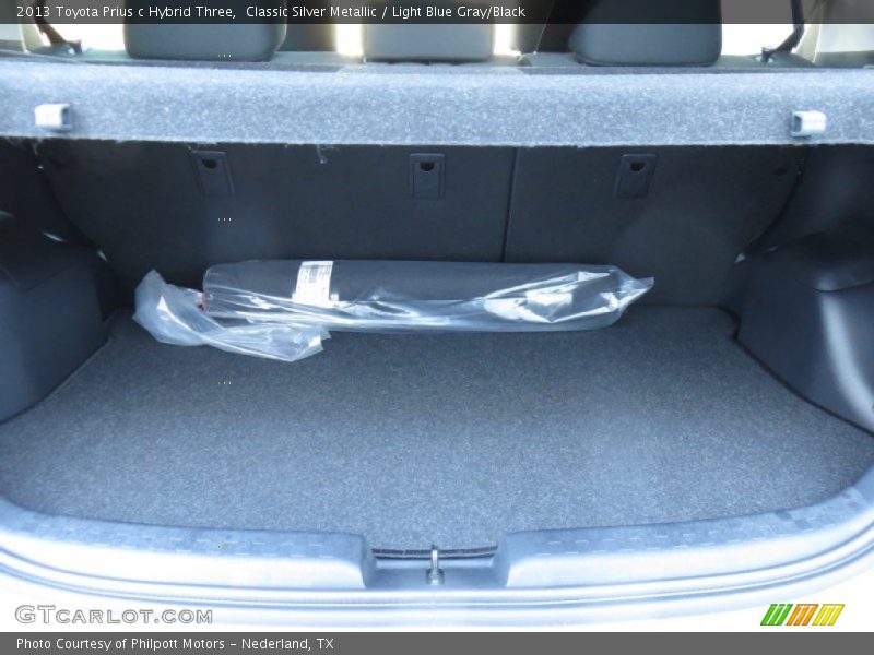 Classic Silver Metallic / Light Blue Gray/Black 2013 Toyota Prius c Hybrid Three