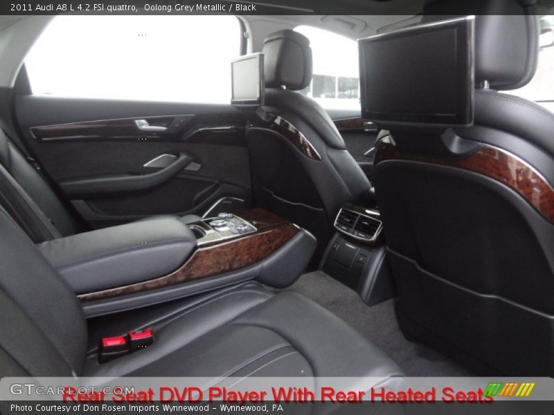 Oolong Grey Metallic / Black 2011 Audi A8 L 4.2 FSI quattro