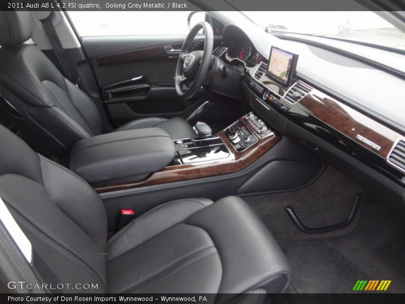 Oolong Grey Metallic / Black 2011 Audi A8 L 4.2 FSI quattro