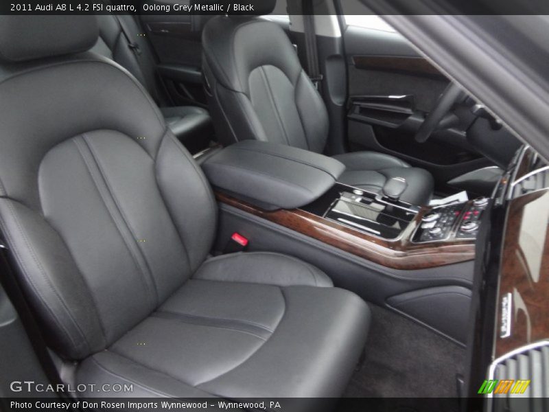 Oolong Grey Metallic / Black 2011 Audi A8 L 4.2 FSI quattro