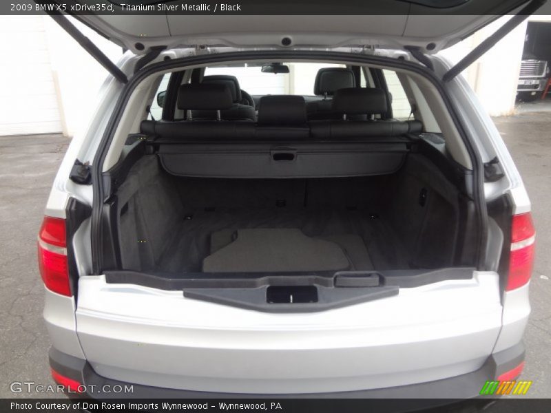Titanium Silver Metallic / Black 2009 BMW X5 xDrive35d
