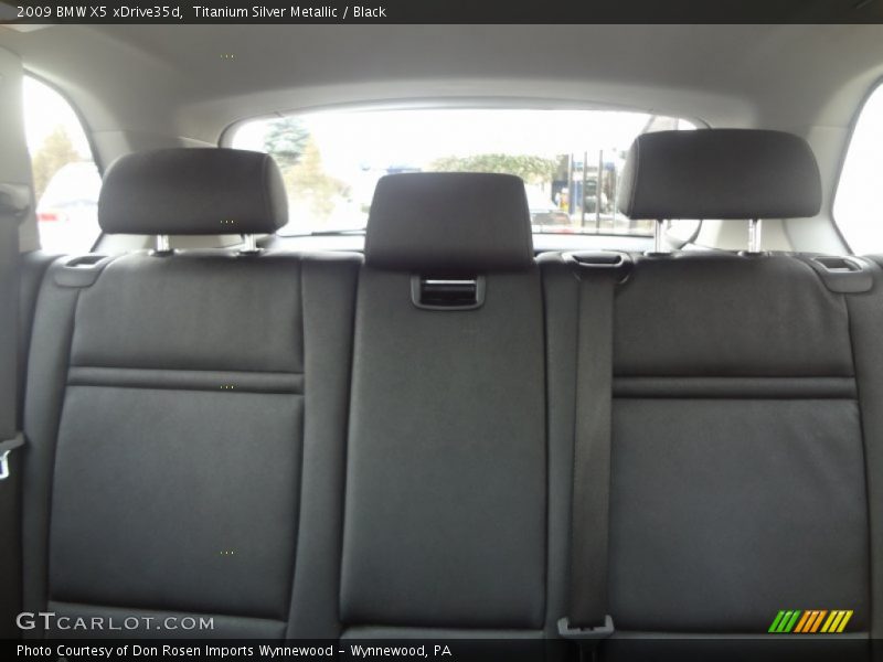 Titanium Silver Metallic / Black 2009 BMW X5 xDrive35d