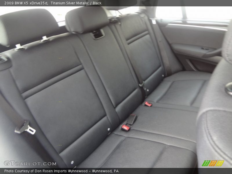 Titanium Silver Metallic / Black 2009 BMW X5 xDrive35d
