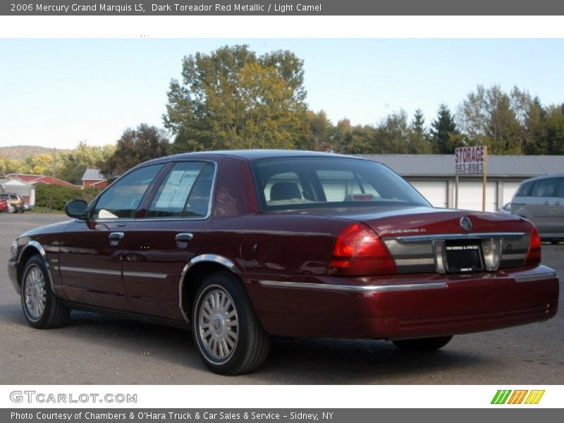 Dark Toreador Red Metallic / Light Camel 2006 Mercury Grand Marquis LS