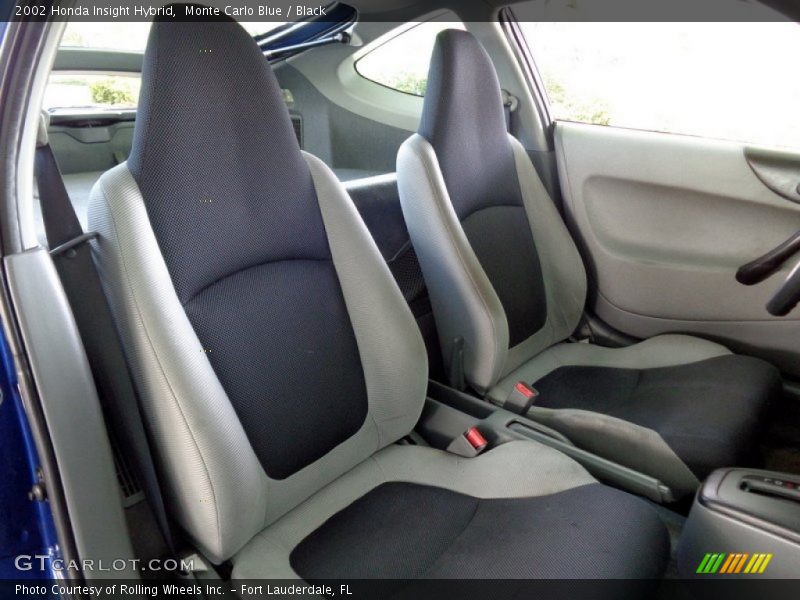 Front Seat of 2002 Insight Hybrid