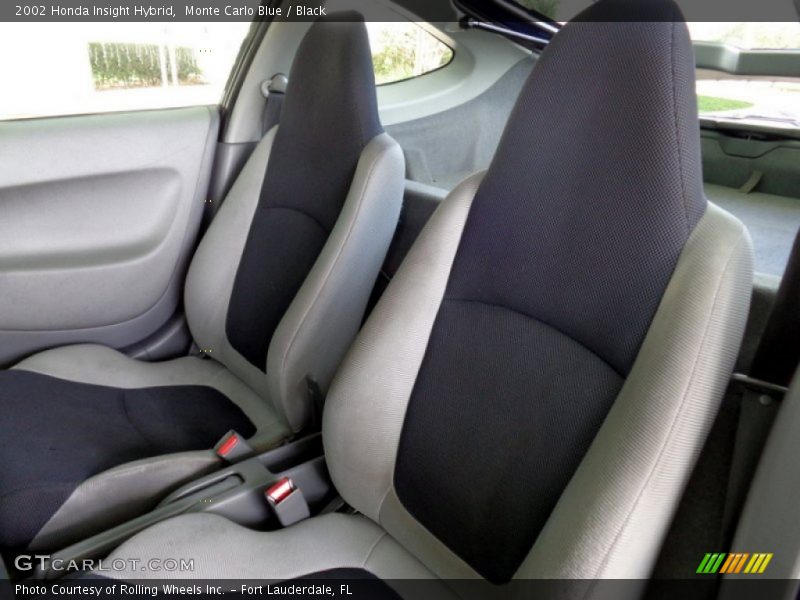 Front Seat of 2002 Insight Hybrid