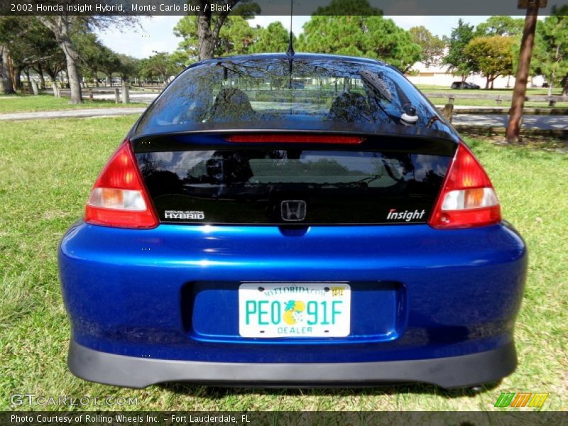 Monte Carlo Blue / Black 2002 Honda Insight Hybrid