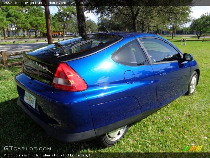 Monte Carlo Blue / Black 2002 Honda Insight Hybrid