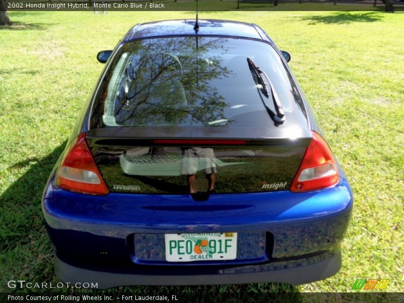 Monte Carlo Blue / Black 2002 Honda Insight Hybrid