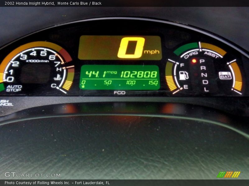  2002 Insight Hybrid Hybrid Gauges