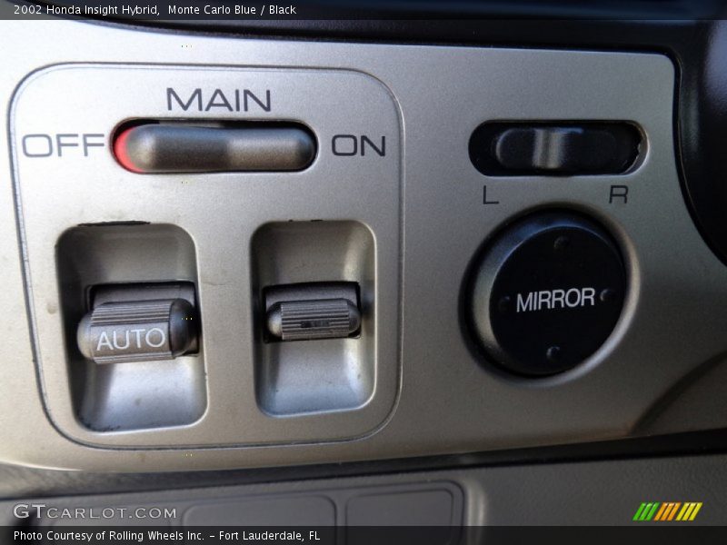 Controls of 2002 Insight Hybrid