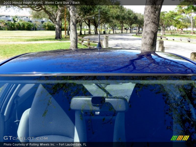 Monte Carlo Blue / Black 2002 Honda Insight Hybrid